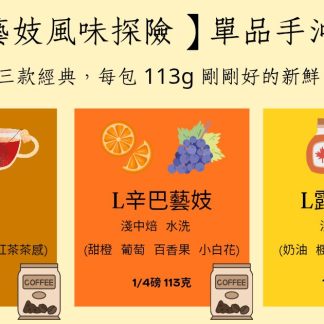 單品手沖嚐鮮組合（每月更新豆子組合）